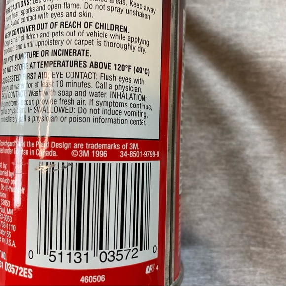 Vintage Scotch Guard Upholstery And Carpet Protector Original Formula 1996 - Picture 4 of 4